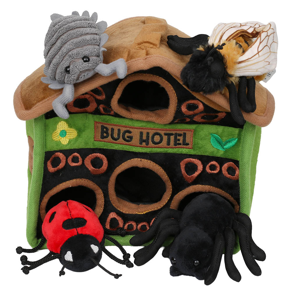 Hide-Away Puppets – Bug Hotel Soft Toy & Puppets Set