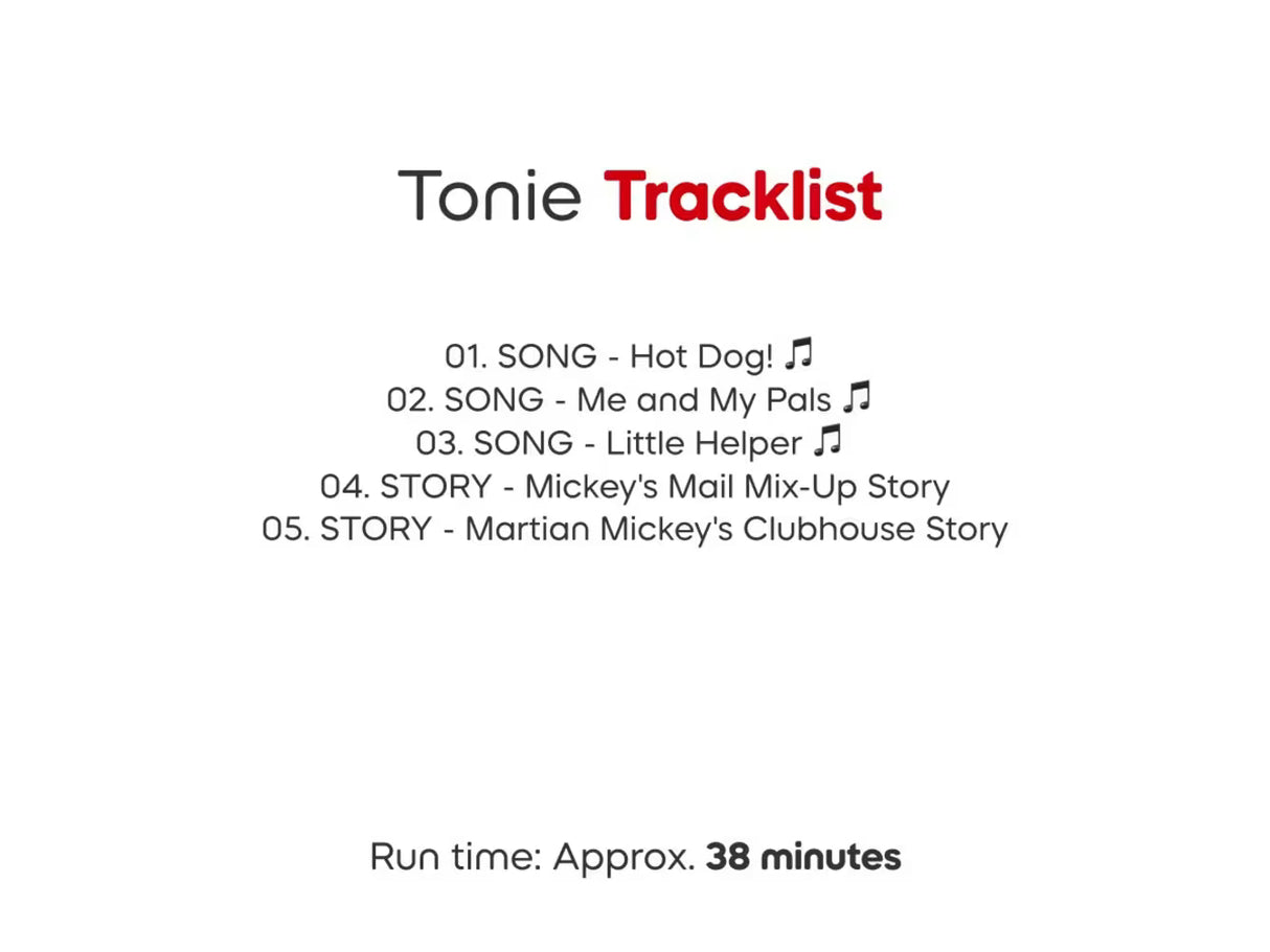 Tonies - Disney Junior Mickey Mouse Club House