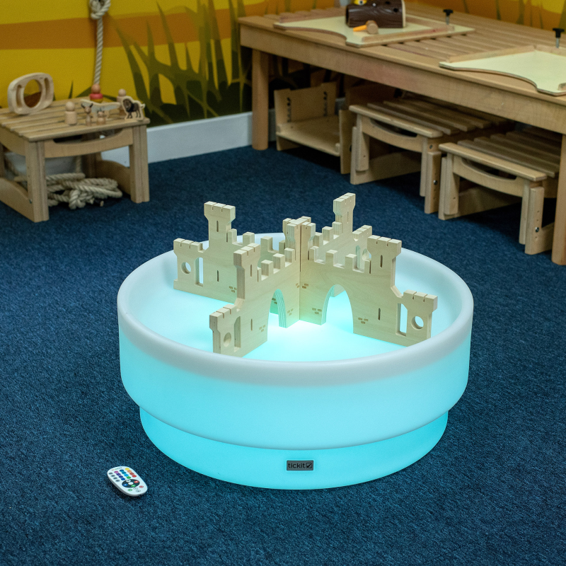 Discovery Glow Low Table + Castle Discovery Dividers Set (Direct Shipping)