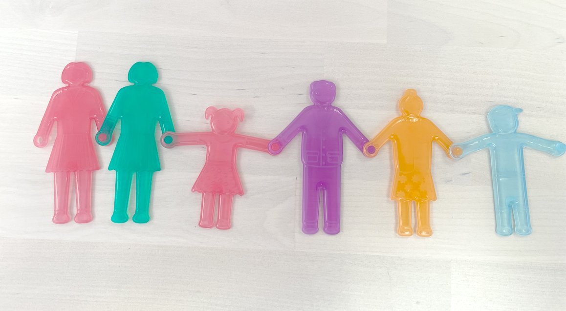 Silishapes Linking People Family (6) - Little Whispers