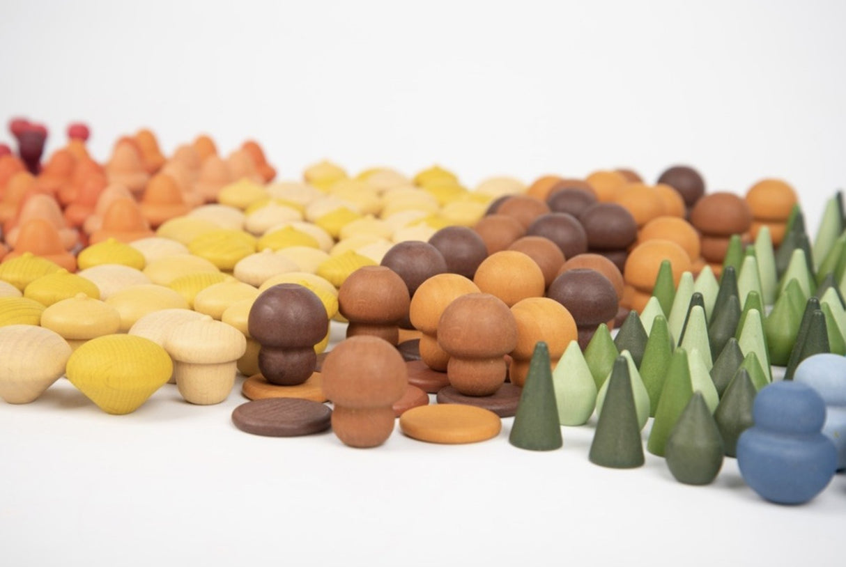 Wooden Treasures Mushrooms Pk30 74043 - Little Whispers