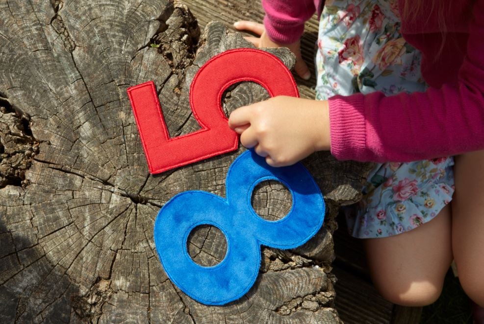 Feely Fabric Numbers - Little Whispers