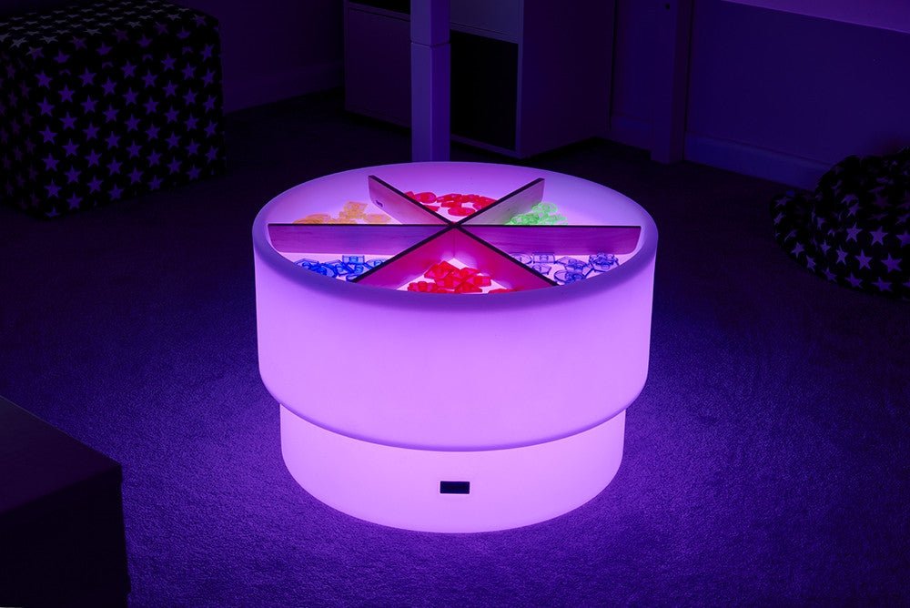 TickiT Sensory Mood Discovery Table and Wooden Discovery Dividers Set 75563D - Little Whispers