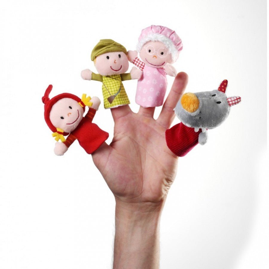 Lilliputiens Red Riding Hood Finger Puppets - Little Whispers