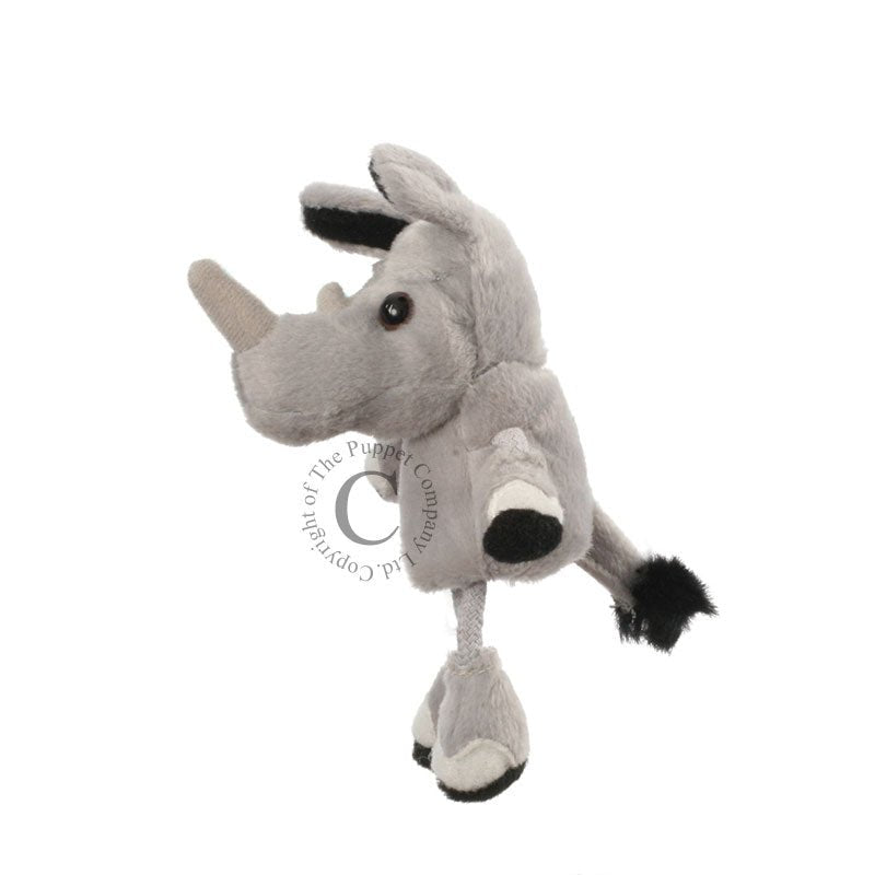 Puppet Company Rhino Finger Puppet - Little Whispers