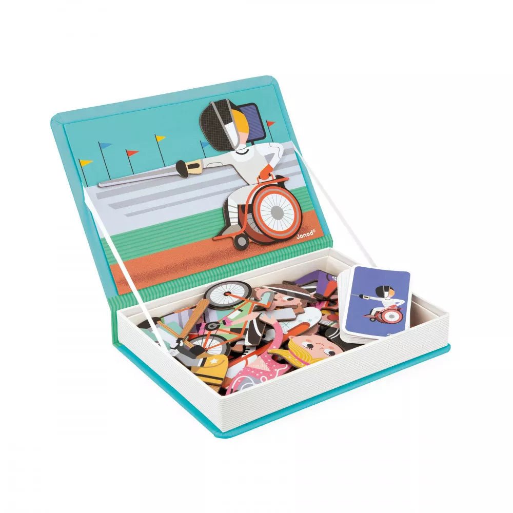 Janod Sports Magnetic Book - Little Whispers