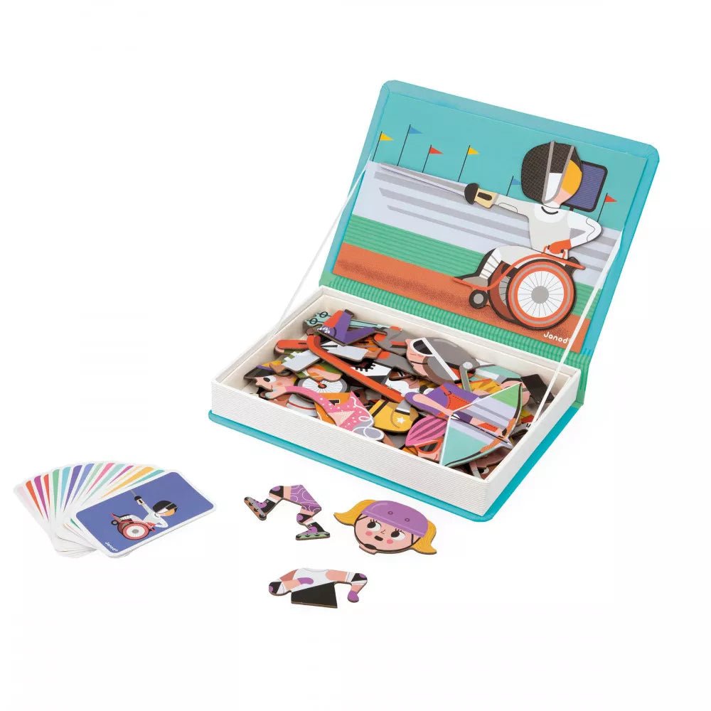 Janod Sports Magnetic Book - Little Whispers