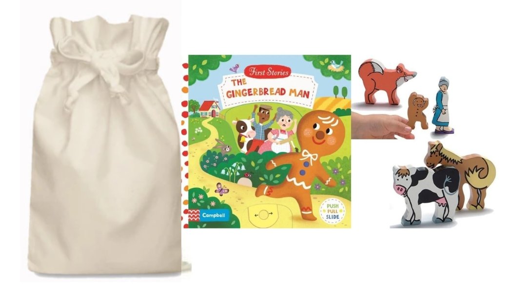 Gingerbread Man Story Sack - Little Whispers