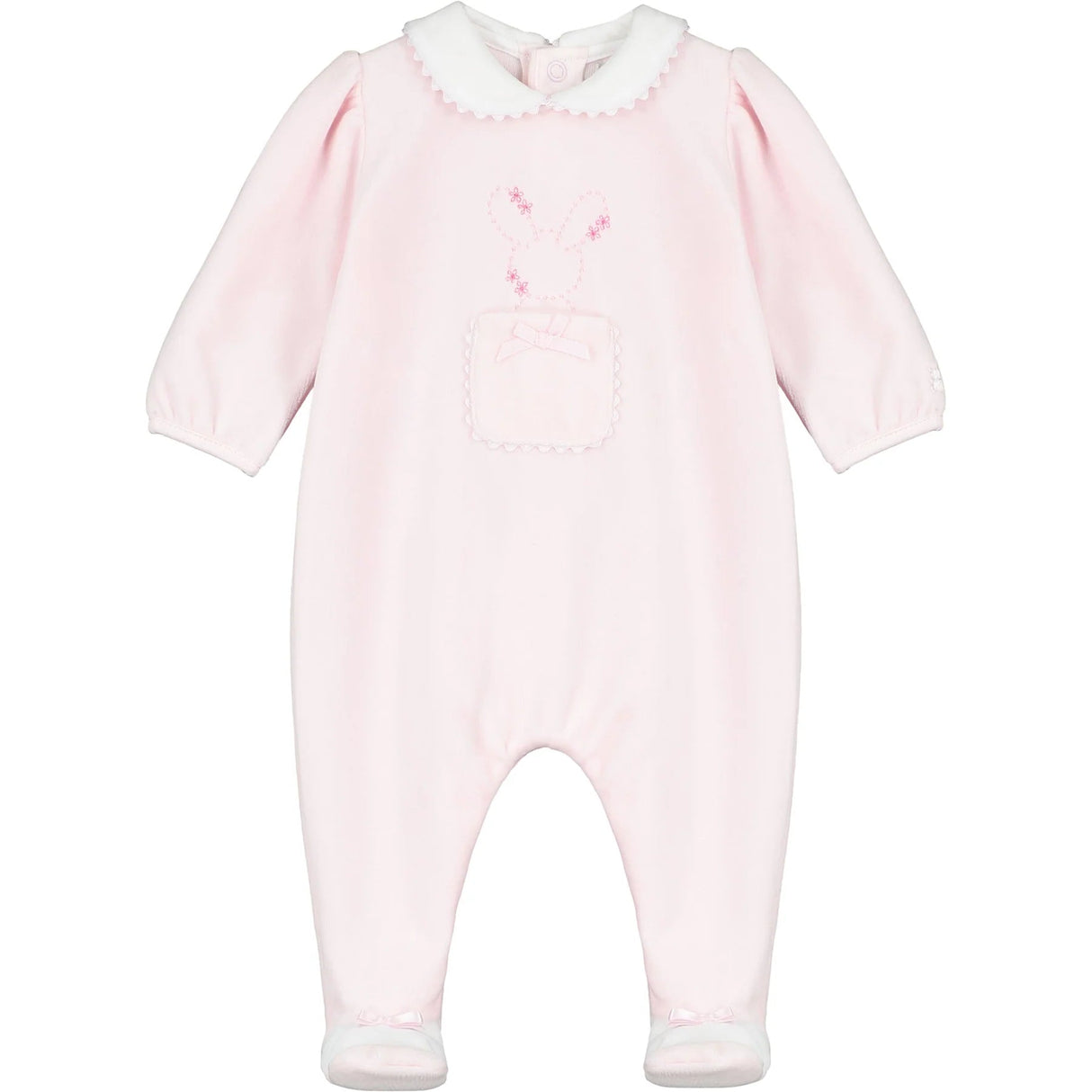 Emile Rose Girls Pink Babygrow 2516pp - Little Whispers