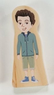Yellow Door Superhero Individual Wooden Characters - Little Whispers