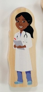 Yellow Door Superhero Individual Wooden Characters - Little Whispers