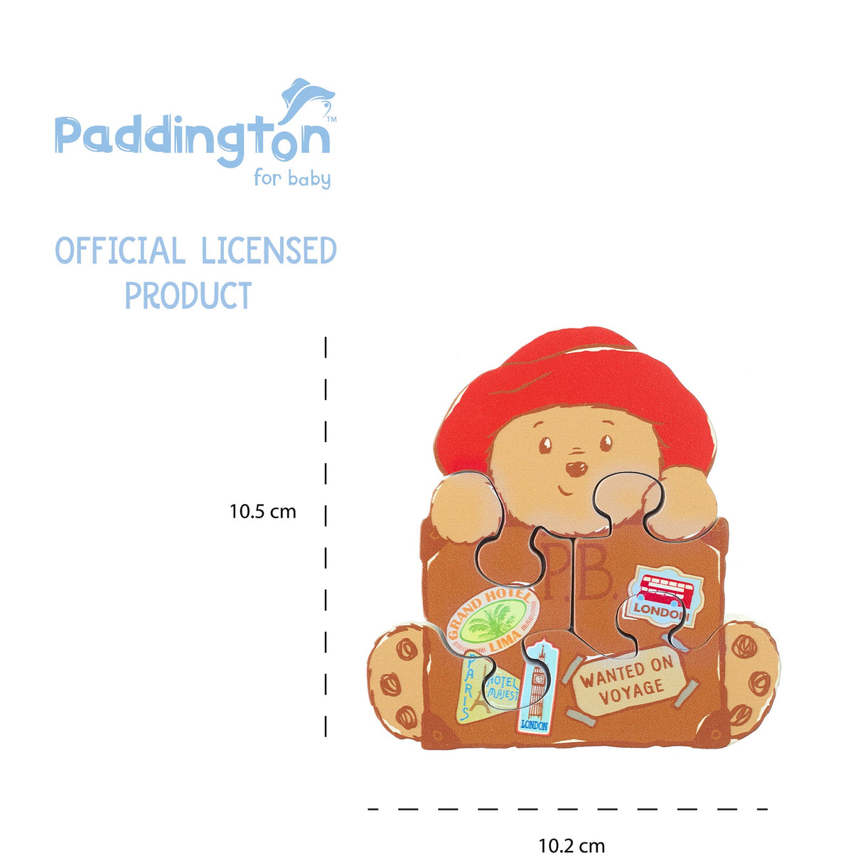 Paddington Wooden Puzzle (Suitcase) - Little Whispers