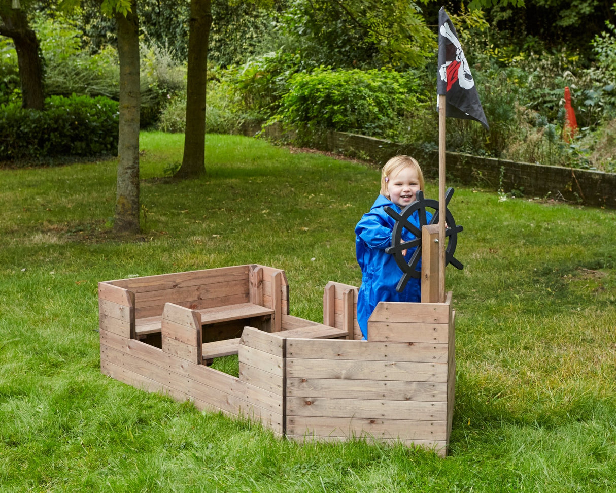 Cosy Wooden Boat (Direct Shipping Item) - Little Whispers