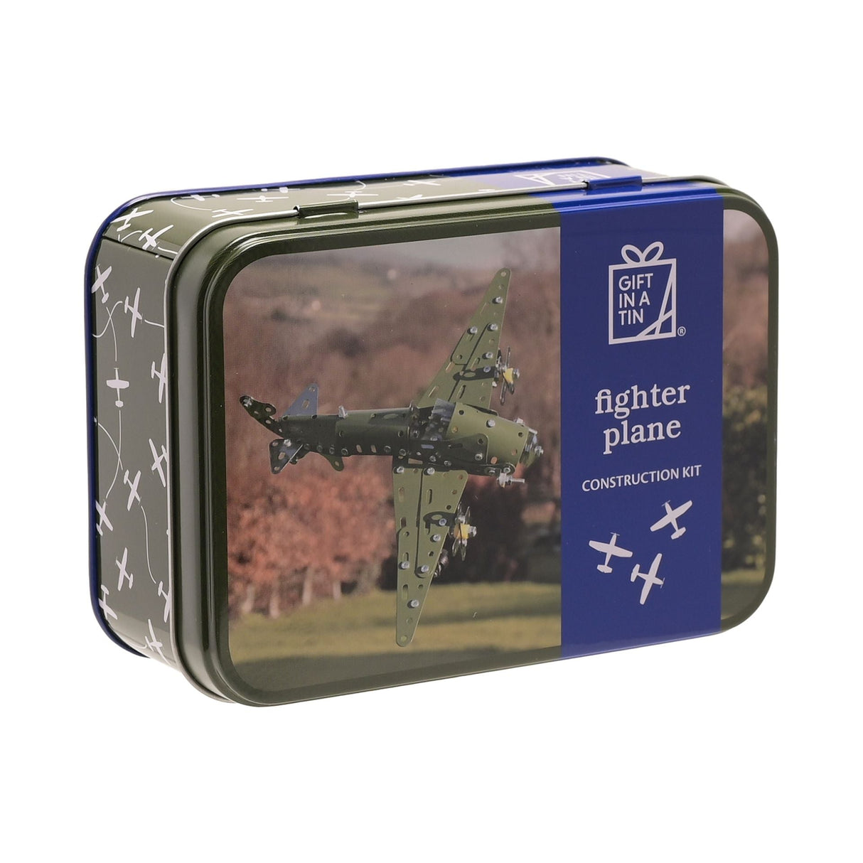 Apples To Pears Gift In A Tin Fighter Plane Construction - Little Whispers