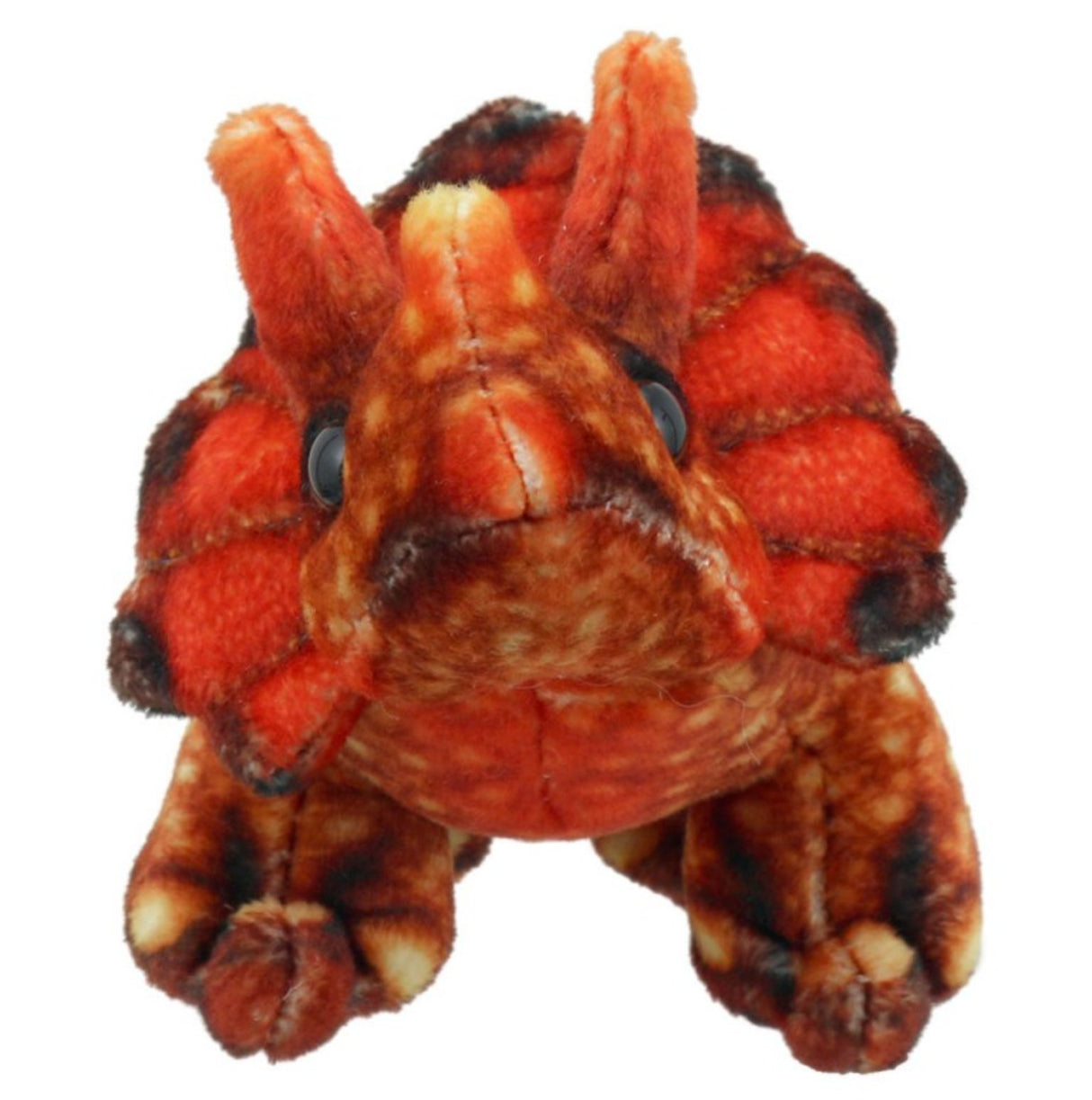 Puppet Company Triceratops Puppet Orange - Little Whispers