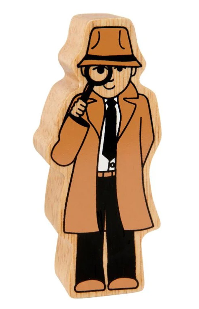 Lanka Kade Wooden Police Scene Characters (Get 1 FREE) - Little Whispers
