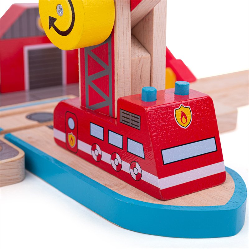 Bigjigs Fire Sea Rescue Set - Little Whispers