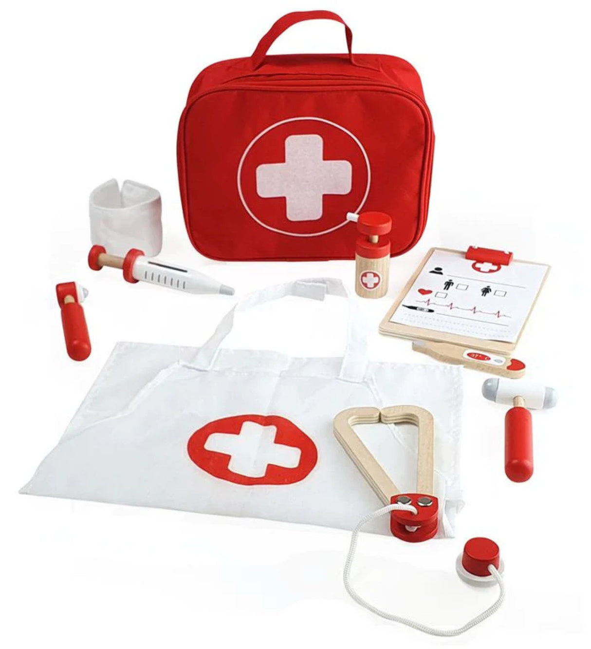 Ness the Nurse Story Sack with Medical Bag - Little Whispers