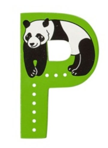 Lanka Kade Wooden Animal Letter P - Little Whispers