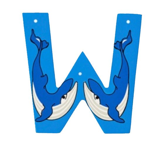 Lanka Kade Wooden Animal Letter W - Little Whispers