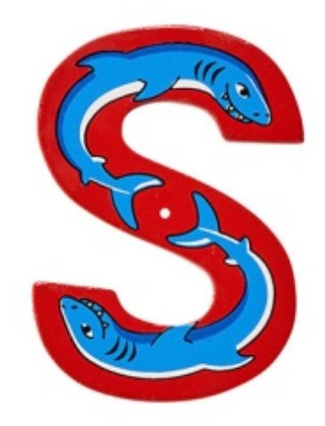 Lanka Kade Wooden Animal Letter S - Little Whispers