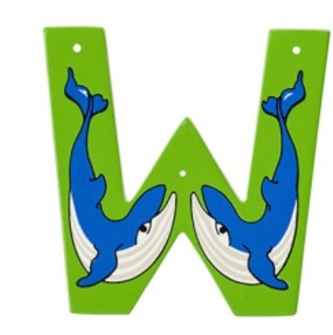 Lanka Kade Wooden Animal Letter W - Little Whispers