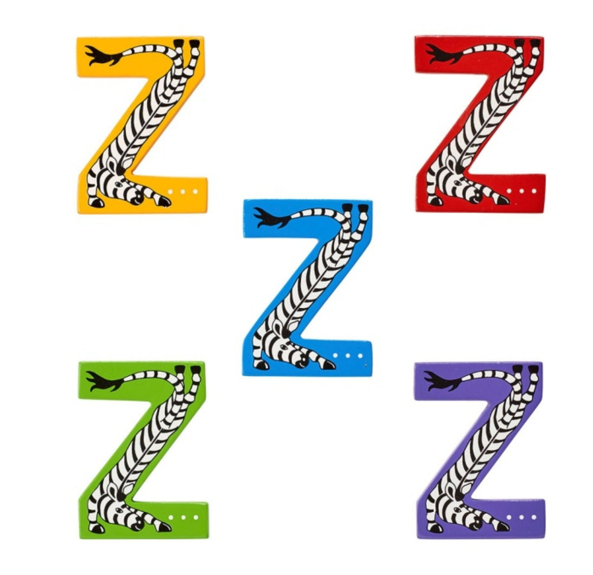 Lanka Kade Wooden Animal Letter Z - Little Whispers