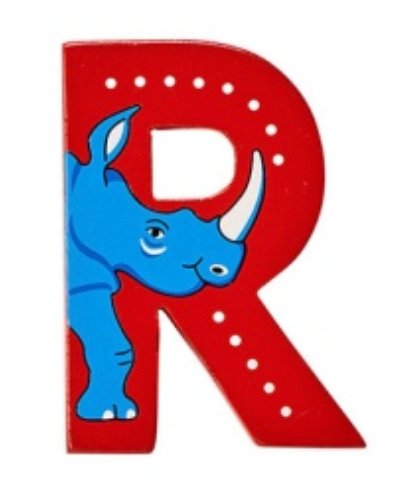Lanka Kade Wooden Animal Letter R - Little Whispers