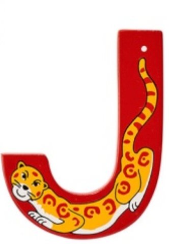 Lanka Kade Wooden Animal Letter J - Little Whispers