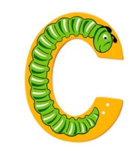 Lanka Kade Wooden Animal Letter C - Little Whispers