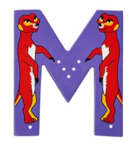 Lanka Kade Wooden Animal Letter M - Little Whispers