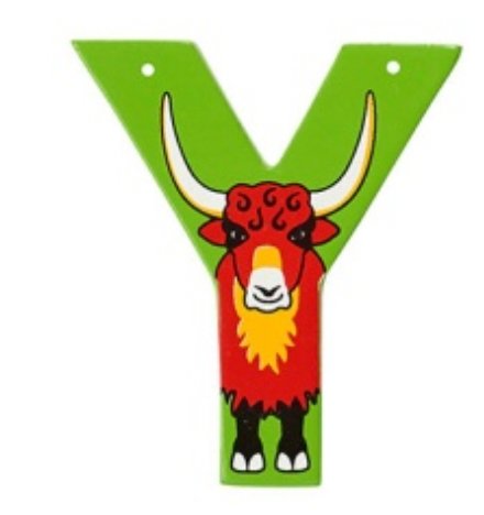 Lanka Kade Wooden Animal Letter Y - Little Whispers