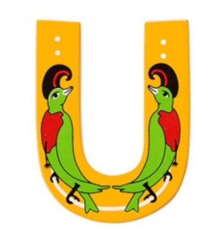 Lanka Kade Wooden Animal Letter U - Little Whispers