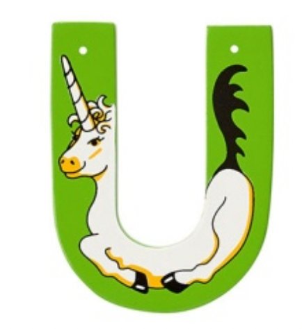 Lanka Kade Wooden Animal Letter U - Little Whispers