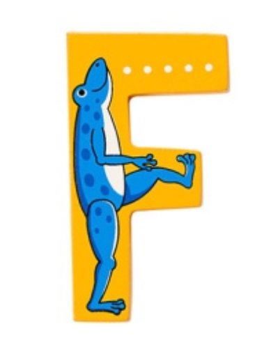 Lanka Kade Wooden Animal Letter F - Little Whispers