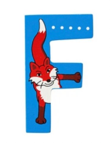Lanka Kade Wooden Animal Letter F - Little Whispers