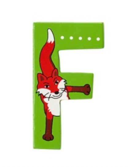 Lanka Kade Wooden Animal Letter F - Little Whispers