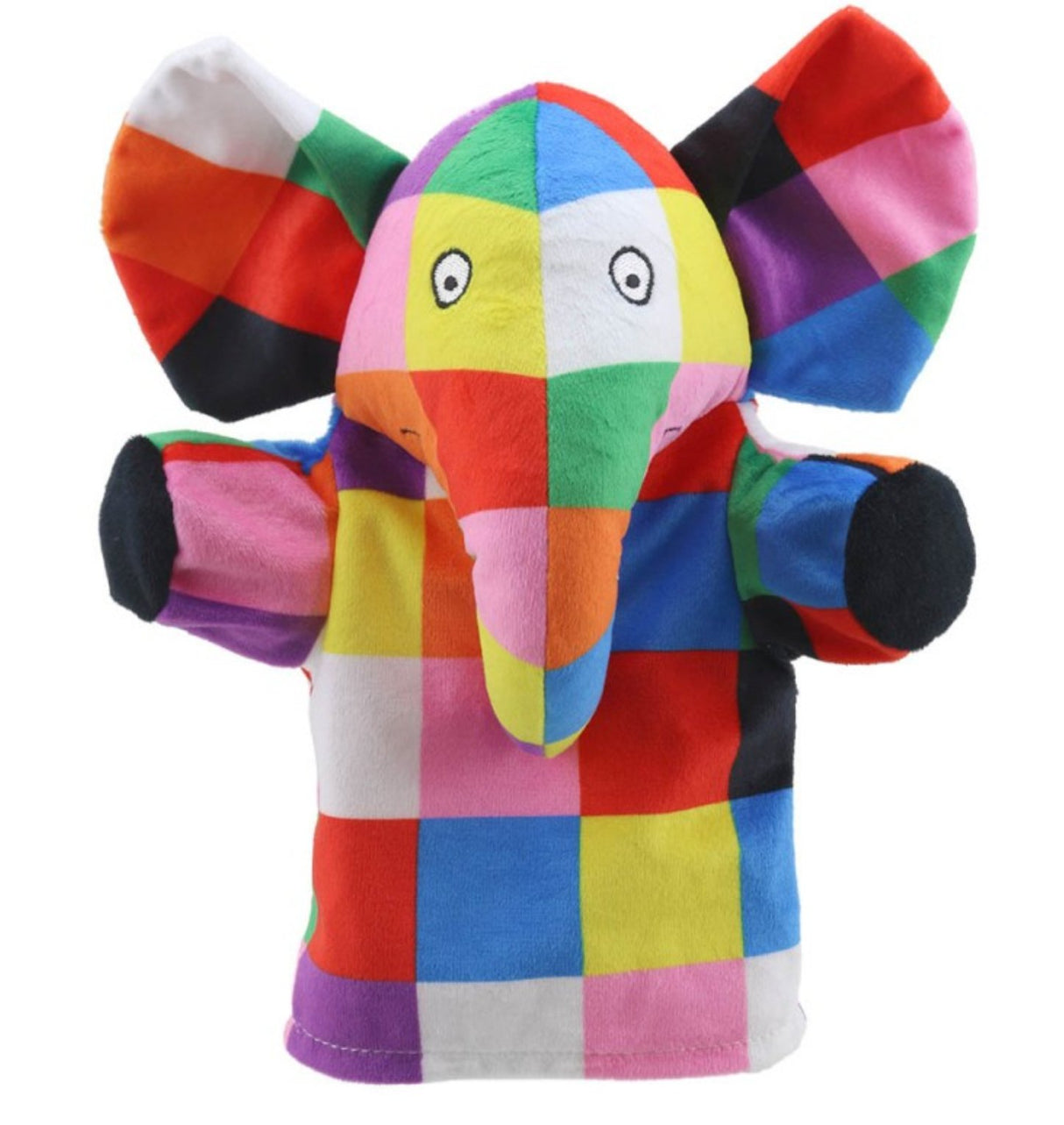 Elmer Story Sack with Elmer Hand Puppet - Little Whispers