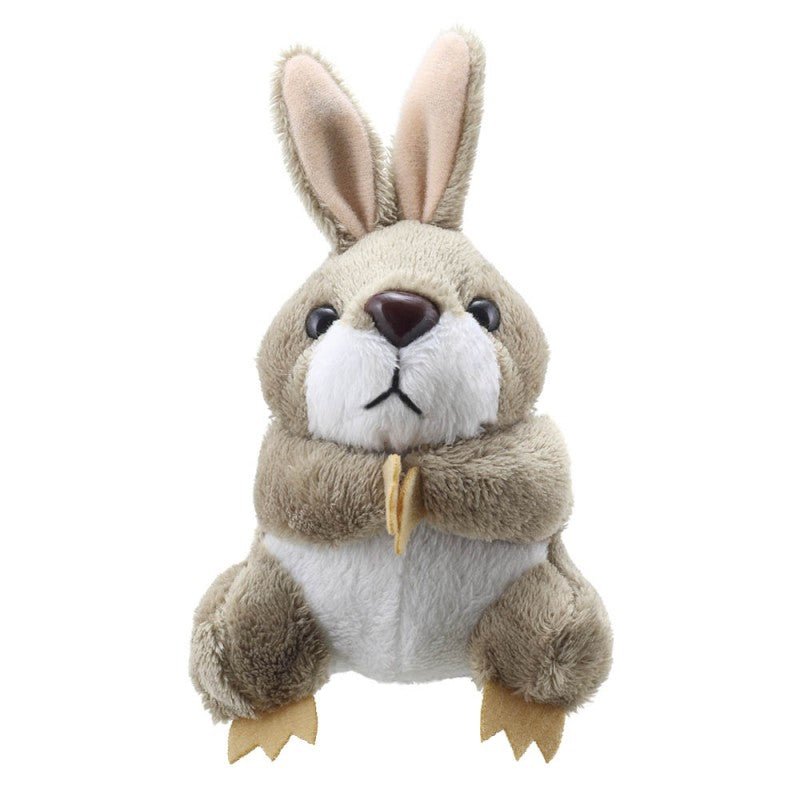 Puppet Company Grey Rabbit Finger Puppet - Little Whispers