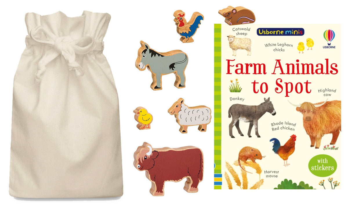 Farm Animals to Spot Story Sack with Lanka Kade - Little Whispers