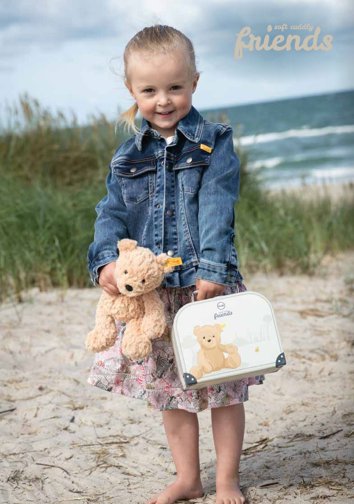 Steiff Jimmy Bear in a Suitcase 113918 - Little Whispers