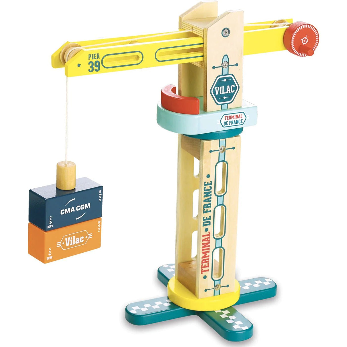 Vilac Vilacity Crane VIL2357 (Direct Shipping) - Little Whispers