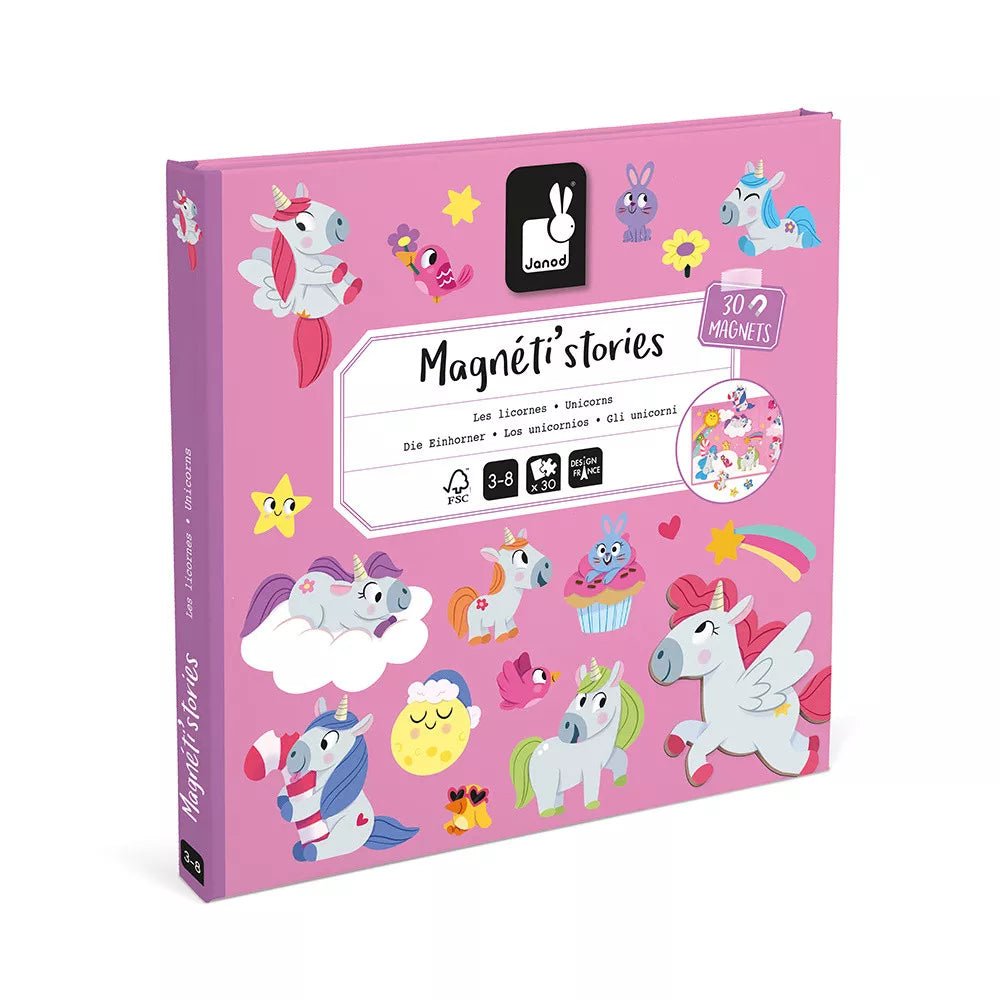 Janod Unicorn Magnetic Book J05452 - Little Whispers