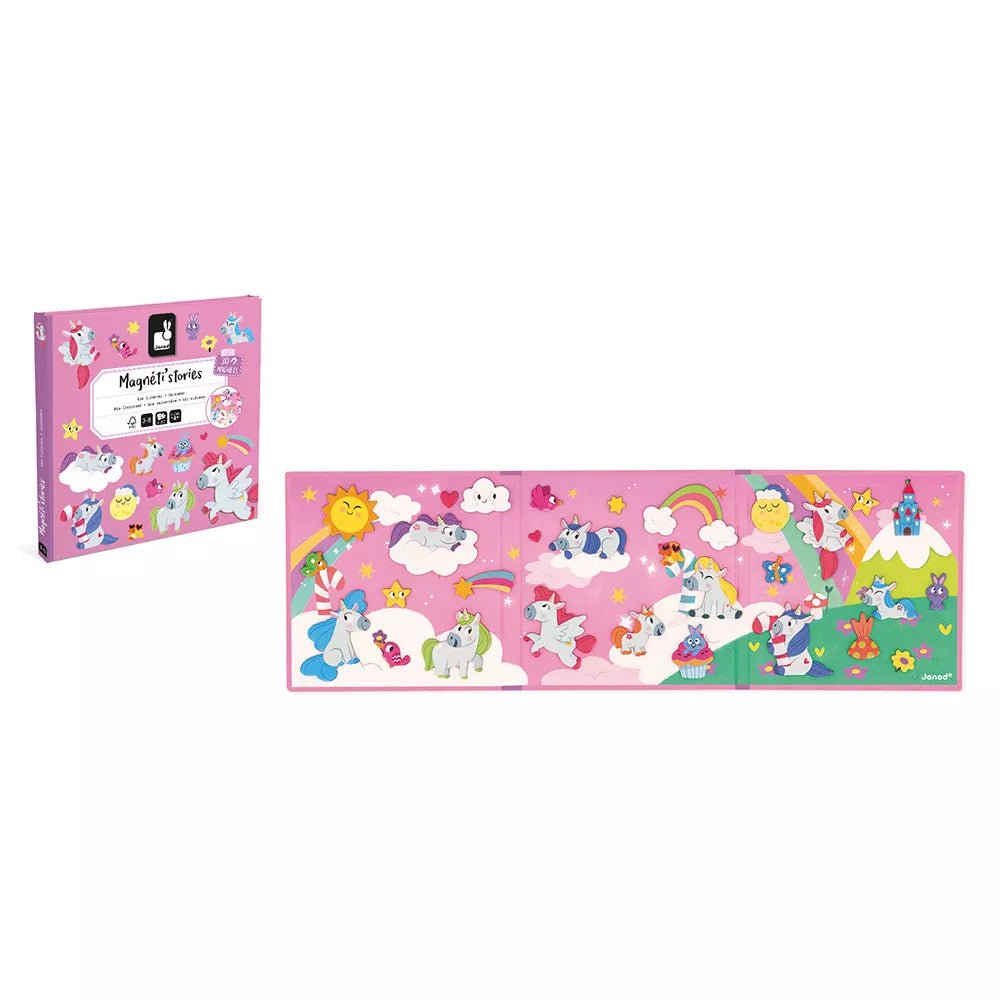 Janod Unicorn Magnetic Book J05452 - Little Whispers