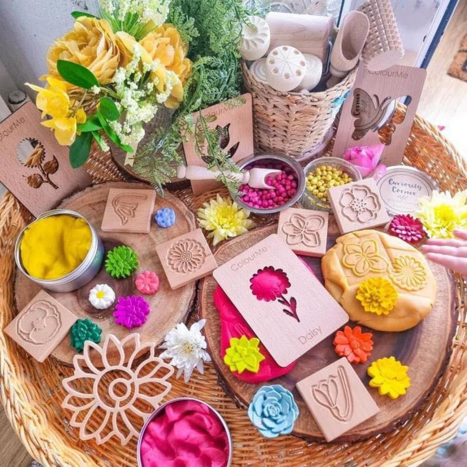 Yellow Door Sensory Leaf Tiles (12) - Little Whispers