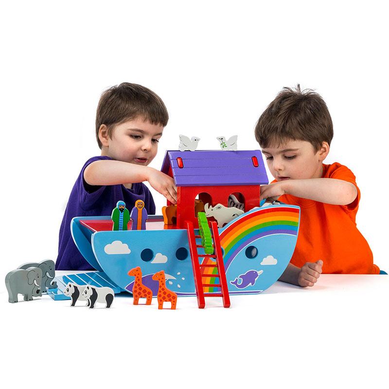 Lanka Kade Large Rainbow Noah's Ark - Little Whispers