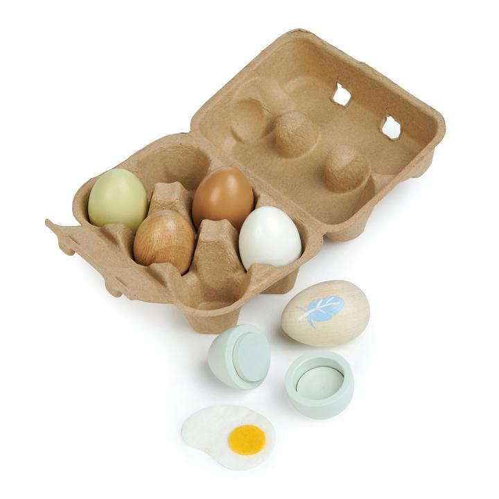 Tender Leaf Wooden Egg Box - Little Whispers