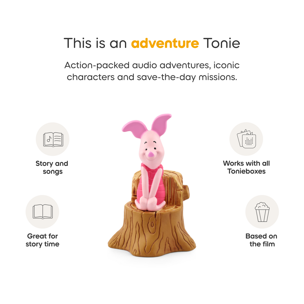Disney Winnie the Pooh: Piglet Audio Classic Tonie Character