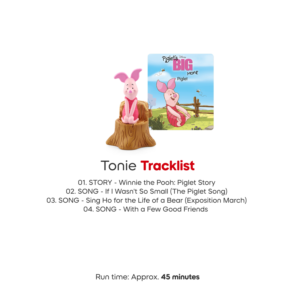 Disney Winnie the Pooh: Piglet Audio Classic Tonie Character