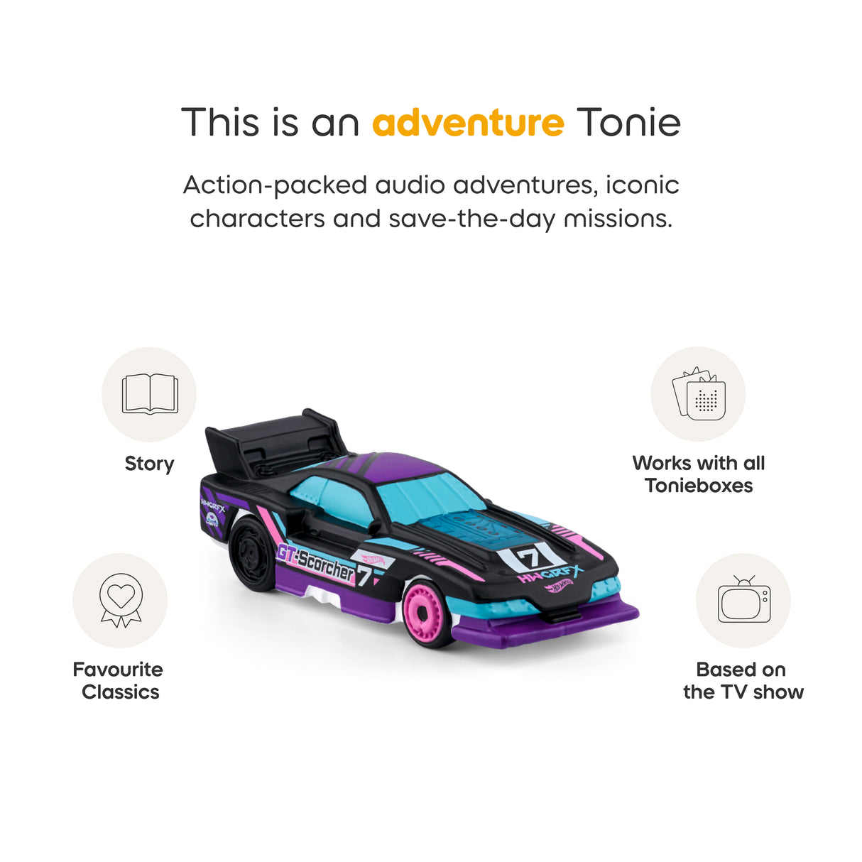Hot Wheel Audio Classic Tonie Character